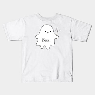 Cute Ghost Shirt, Halloween Tshirt Kids T-Shirt